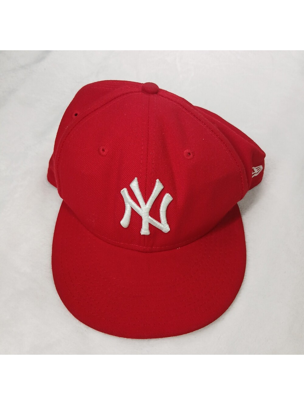 New Era NY New York Yankees Baseball Hat Cap Red White Embroidered Adult